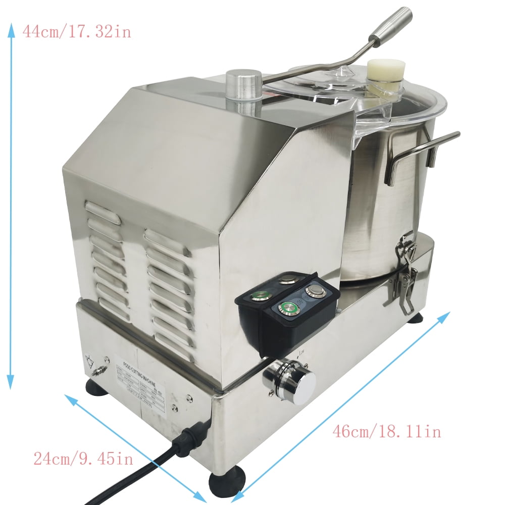 9L Commercial Meat Vegetable Blender Fruits Ginger Garlic Chopper Multi-Function Food Shredder Processor 110V