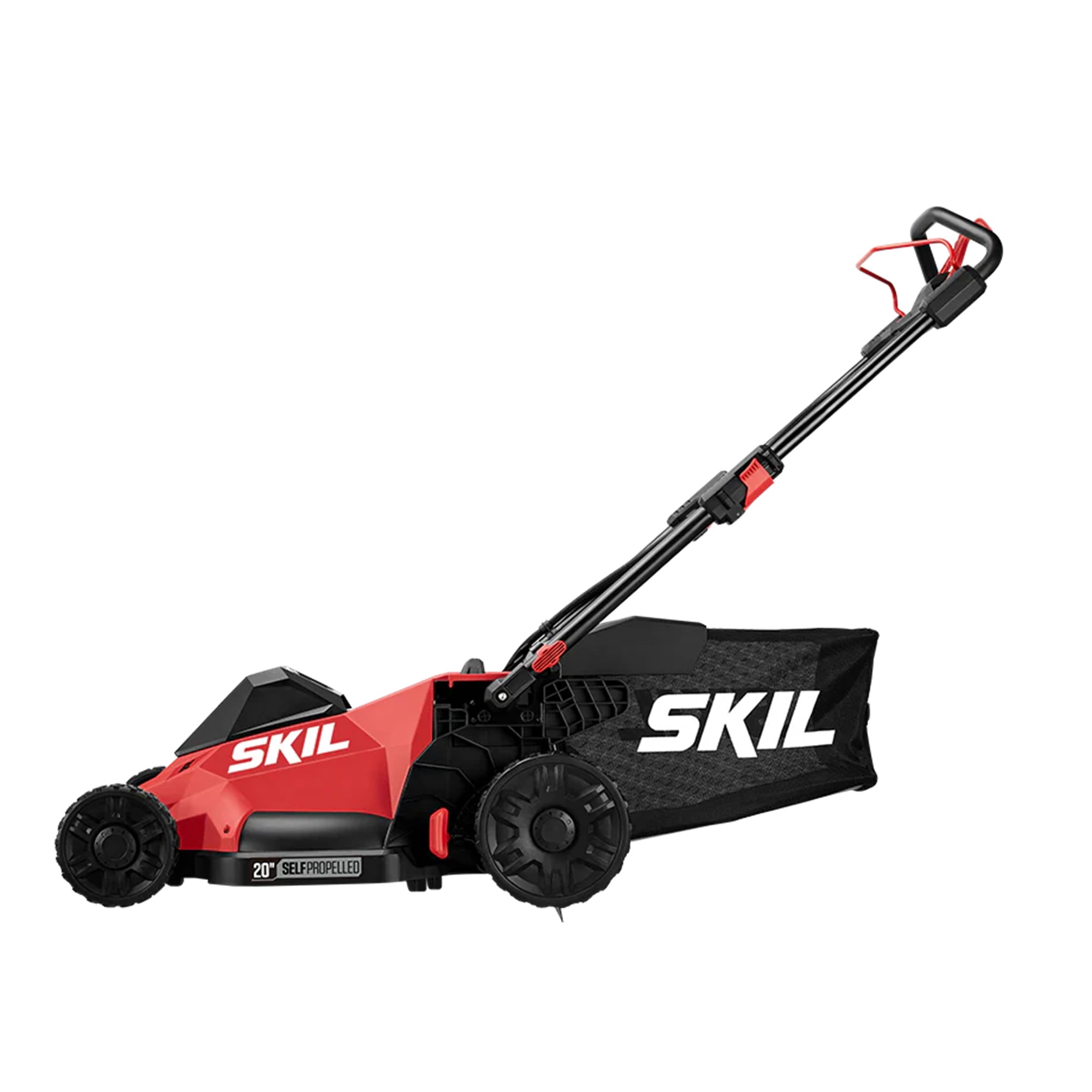 SKIL PWR 40V 20-Inch Self-Propelled Lawn Mower, Brushless Battery Lawn Mower, Cordless Electric Lawn Mower with 6.0Ah Battery and Charger