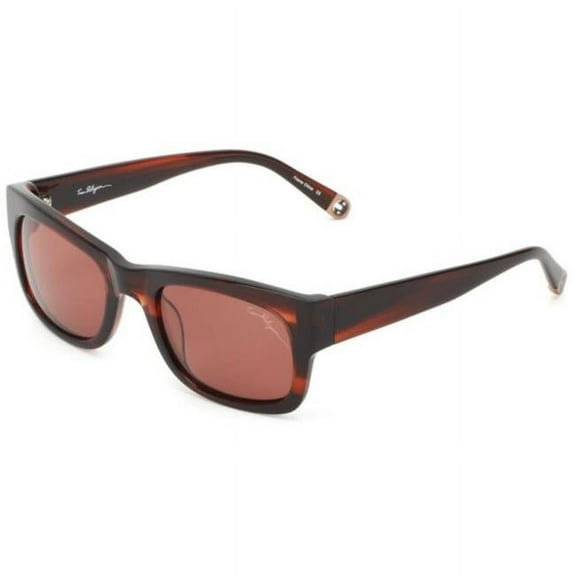 Living Health Products AZ-154-TRSJORDANBRHV True Religion Jordan Rectangular Sunglasses - Brown & Havana