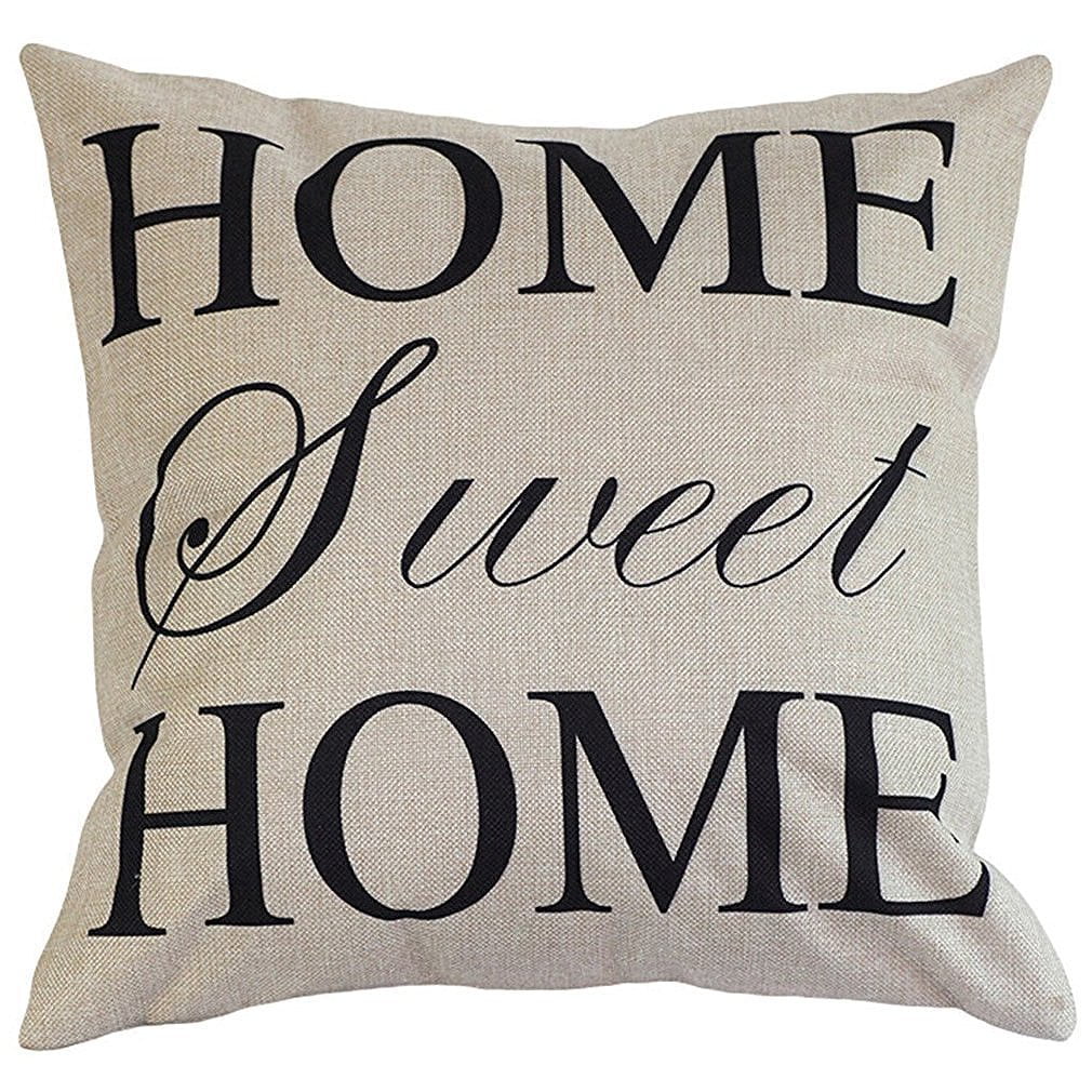 18'' Cotton Linen Square Throw Pillowcase Pillow Cover Cushion Home Decor