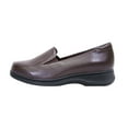 thumbnail image 3 of PEERAGE Olivia Women's Wide Width Leather Loafers, 3 of 7
