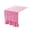 Pink, variant on Pink White Gingham Table Runner, Ruffled Fall Table Runner, Rustic Farmhouse Decor Plaid Reusable Table Cloths for Dining Table Kitchen Party, 13.8X47.2In, 1 Pc