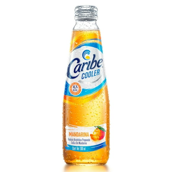 Pack de 24 Licor Caribe Cooler Caribe Cooler Mandarina 300 ml
