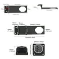 thumbnail image 5 of Cabinet 3-Digit Combination Door Security Slide Lockable Hasp for Cabinets Barn Door Closet Box, 5 of 11
