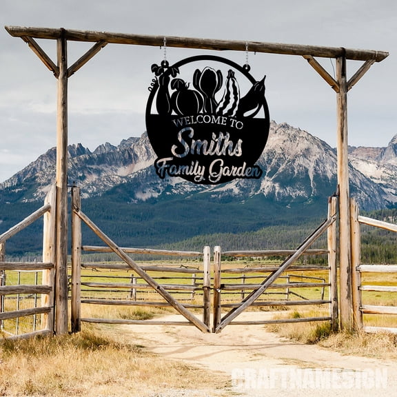 Craftnamesign Custom Fruit Farmhouse Hanging Outdoor, Outdoor Farm Sign, Farmhouse Decor