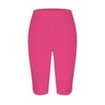 thumbnail image 5 of Dressy Casual Capri Pants for Women - Trendy Lightweight Stretchy Knee Length Ladies Clothing, 5 of 5