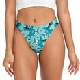thumbnail image 1 of Balery Shark Wearing Sunglasses Tangas de Algodón para Mujer con Estampado – Ropa Interior Sexy, Transpirable, G-string-Large, 1 of 6