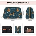 thumbnail image 5 of Rateoe German Shepherd Dog for Travel Makeup Bag,Large Capacity Cosmetic Bags for Women,Waterproof Portable Pouch Open Flat Toiletry Bag Make up Organizer, 5 of 8