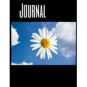 Journal: Daisy Themed Journal 8.5 X 11 100 Pages