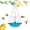 1pc, variant on 2026 New Solar Cascade Hanging Bird Bath Fountain, Outdoor Hanging Bird Bath with Solar Fountain, Large Humming Birds Baths Fountains, with Solars Pump & Glass Bowl, for Outdoor, Gardens