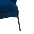 thumbnail image 3 of CorLiving Eliana Modern Wide Velvet Upholstered Indoor Wingback Accent Chair, 3 of 9
