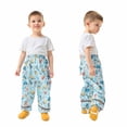 thumbnail image 6 of Children's Boys Girls Waisted Rain Pants Cute Print Thin Rain Waterproof Pants Raincoat Rain Gear Pants for Kids, 6 of 8