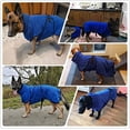 thumbnail image 5 of Bata de baño de microfibra para perros, lavable, pijama de secado rápido, toalla absorbente, abrigo para mascotas (M, azul), 5 of 5