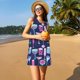 thumbnail image 3 of Balery Wine Glasses And Cocktails Vestidos de verano para mujer con estampado: vestido holgado sin mangas, vestido playero informal y cómodo para días calurosos., 3 of 7
