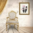 thumbnail image 3 of Loreth, Lanie 12x14 Gold Ornate Wood Framed with Double Matting Museum Art Print Titled - Triple Grey Whisper, 3 of 4