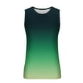 thumbnail image 3 of FAIWAD Casual Beach Tanks for Men Sleeveless Gradient Workout Vest Summer Casual Lightweight Athletic Tee Shirts, 3 of 4