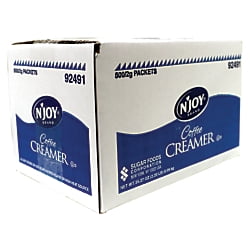 N'Joy Single-Serve Non-Dairy Coffee Creamer Packets, Box Of 500