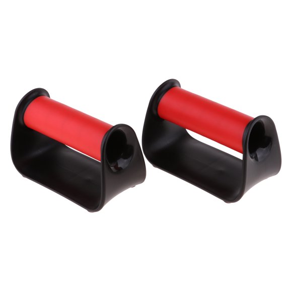 1 par de soportes antideslizantes para manijas - rojo, 130 × 85 mm Sunnimix Barras para empujar hacia arriba musculares