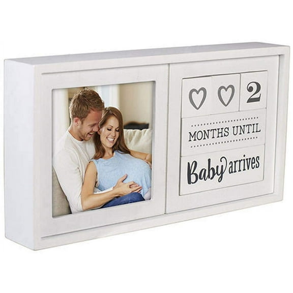 BABY COUNTDOWN BLOCKS w 4x4 frame by Malden - 4x4