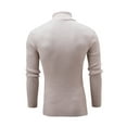 thumbnail image 2 of Blotona Men Solid Turtleneck Sweater Autumn and Winter Adults Long Sleeve High Collar Pullovers Male England Style Skinny Pullover M-3XL, 2 of 3