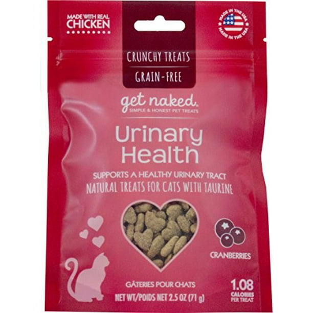 Get Naked Urinary Health Grain-Free Crunchy Cat Treats, 2 