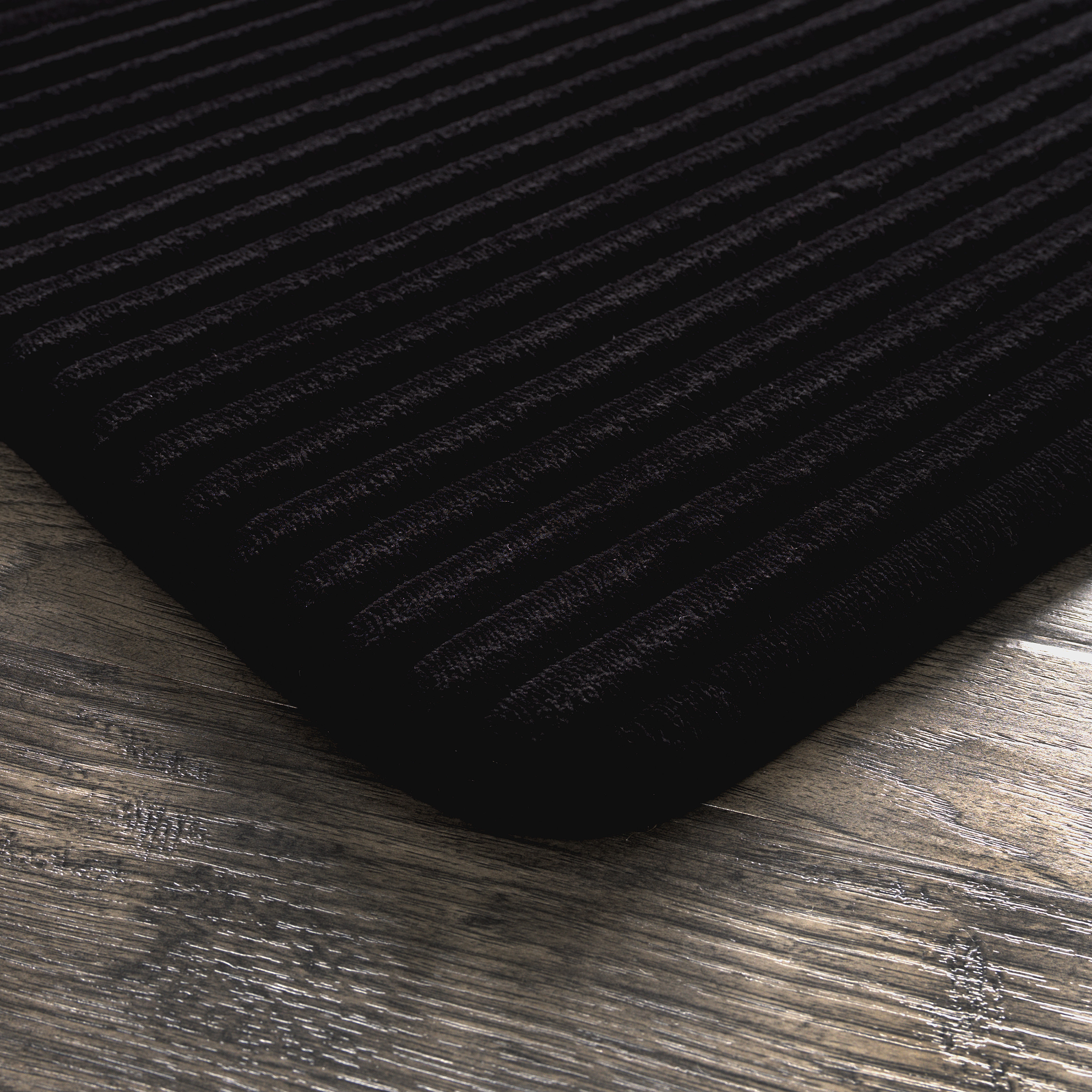 Mainstays Quick Dry Memory Foam Bath Rug, Rich Black, 20" x 30"