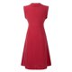 thumbnail image 4 of Vestido de lino de algodón de verano para mujer, vestido vintage casual sin mangas con cuello en V Eccomum Rojo/XX-grande, 4 of 7