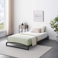 thumbnail image 2 of Ourlova Twin Black Low Bed Frame 6 Inch Heavy Duty Metal Platform Bed with Arch Design Easy Assembly Strong Bearing Capacity Under Bed Storage No Box Spring Needed, 2 of 8