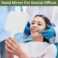 thumbnail image 6 of Unique Bargains Square Handheld Mirror 6.3" W x 11" L with Handle White, 6 of 7