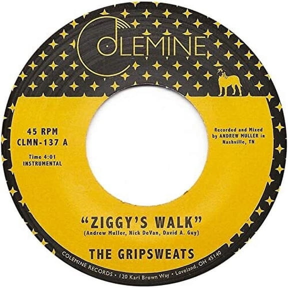 Gripsweats - Ziggy's Walk / Alpha Dog - Music & Performance - Vinyl [7-Inch]