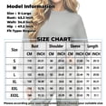 thumbnail image 3 of Stralyhd Crew Neck Sweatshirt for Women Oversized Loose Lightweight Pullover Tops Long Sleeve Soft Comfy Fall Trendy Clothes Sky Blue 2XL, 3 of 5