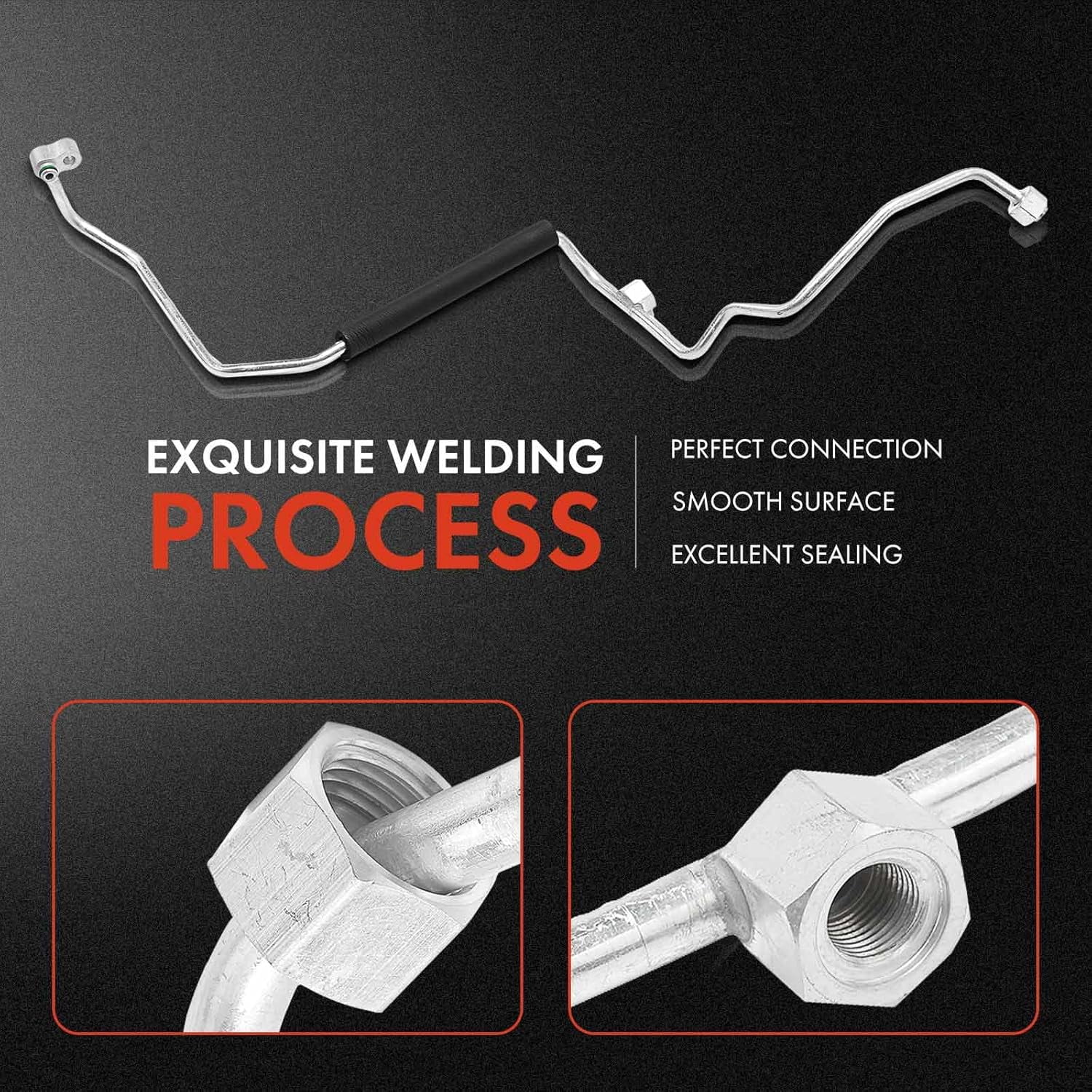 A-Premium A/C Liquid Line Hose Assembly Compatible with Honda Civic, 2006-2011, 2.0L, Condenser to Evap, w/o Orifice Tube