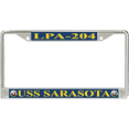 thumbnail image 1 of USS Sarasota LPA-204 License Plate frame, 1 of 1
