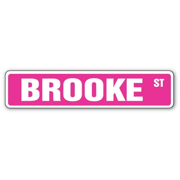 BROOKE Street Sign Childrens Name Room Sign | Indoor/Outdoor |  30" Wide