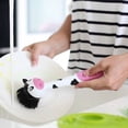 thumbnail image 5 of Vigar Dolls Mooo Cow Dish Washing Brush with Soap Dispenser & Silicone Base, 5 of 6