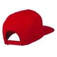 thumbnail image 4 of Old English L Embroidered Flat Bill Cap - Red OSFM, 4 of 5