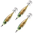 thumbnail image 3 of Horizontal Wooden Fish with Fluorescence Float, 3PCS Egi Lure Squid Jigging Shrimp Hook Octopus Fishing, 3 of 5