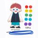 thumbnail image 1 of Juguetes de madera Montessori para bebés, rompecabezas de cuentas, juguete educativo temprano para niños de 1, 2 y 3 años, xilófono para niños y niñas, 0, 12 meses Fivean unisex, 1 of 2