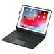 thumbnail image 1 of Teclado con carcasa protectora Estuche para teclado de tableta giratorio desmontable de 360 ° Efecto de retroiluminación colorido Compatible con iPad 10.2 (2019/2020) / iPad Air3 / iPad Pro 10.5 Maboto Teclado con carcasa protectora, 1 of 5