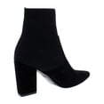 thumbnail image 2 of Steve Madden Womens Remy Suede Block Heel Sock Boot Black 8 Medium (B,M), 2 of 2