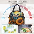 thumbnail image 4 of Disketp Colorful Cloud Butterfly Sunflower Lonchera Térmica para Mujer y Hombre, Bolsa de Almuerzo Reutilizable e Impermeable para Trabajo, Viajes y Picnic, 4 of 7