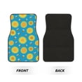 thumbnail image 2 of Naloa Bee Sunflower Car Foot Mat Set of 4 Pieces - Universal Floor Liner Neoprene Full Set Floor Mats for Cars Trucks SUV, 2 of 7