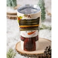 thumbnail image 2 of Evergreen Double Wall Ceramic Companion Cup with Tritan Lid 13oz Let it Snow, 2 of 3