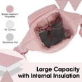 thumbnail image 3 of Insulated Water Bottle Carriers Bag with Phone Pocket Adjustable Crossbody Strap Thermal Cup Holder Pouches, 3 of 8