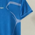 thumbnail image 5 of HCNTES 2 Piece Boys Outfits Crew Neck Short Sleeve Shirts Top and Elastic Waist Shorts Kid Boys Summer Clothes Children's Back to School Clothes 5T 6T 7T 8T(H03-Blue,11-12 Years), 5 of 7