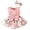 Pink, variant on HWJAD Baby Girl Summer Clothes Outfits Sleeveless Lace Floral Romper Dress Newborn Jumpsuits Headband Set