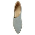thumbnail image 5 of Brinley Co. Women's Faux Leather Almond Toe D'orsay Flats, 5 of 9