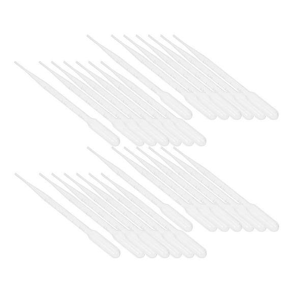 Transparent LDPE Disposable Pipettes for Daily Use Accurate Measurement Easy to Handle 100 Pcs 3ML