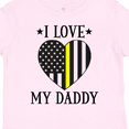 thumbnail image 4 of Inktastic Dispatcher Daddy Gold Line Emergency Boys or Girls Toddler T-Shirt, 4 of 5