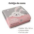 thumbnail image 2 of Cobija Cobertor Para Bebe De Tela Cálida, Ligera Suave, 2 of 3